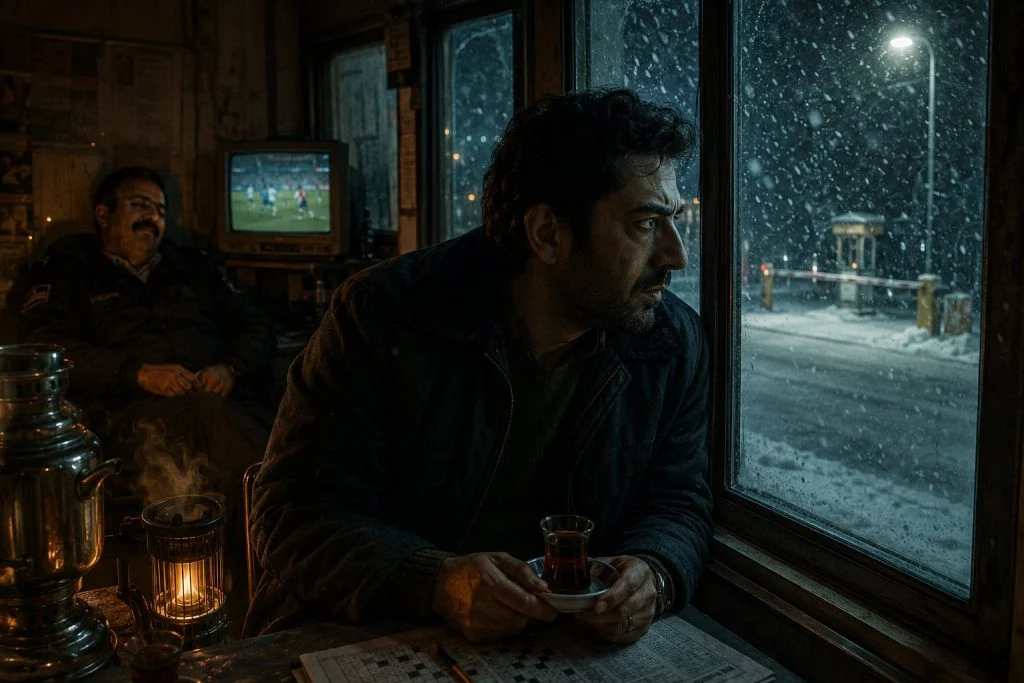 داستان کوتاه «یک شب برفی»
