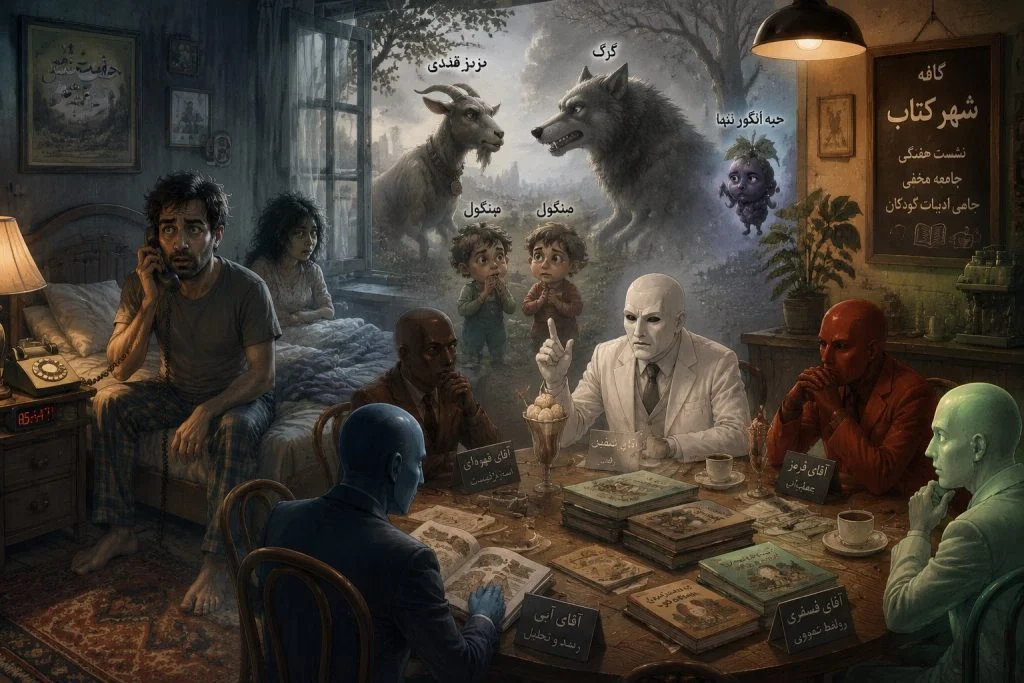 داستان کوتاه «انجمن رنگ‌ها»